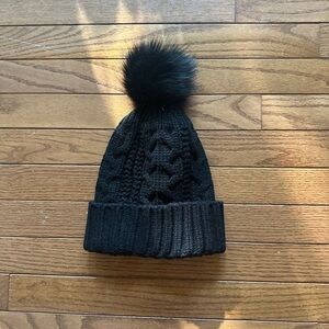 Vince camuto black winter hat